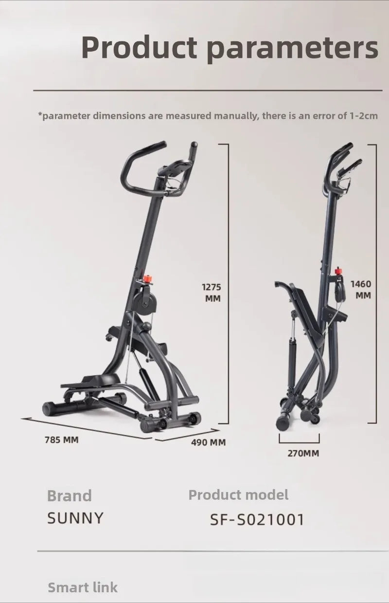 Mountaineering treadmill Home fitness Stair climber Slim legs Small pedal exercise equipme - GilloServ