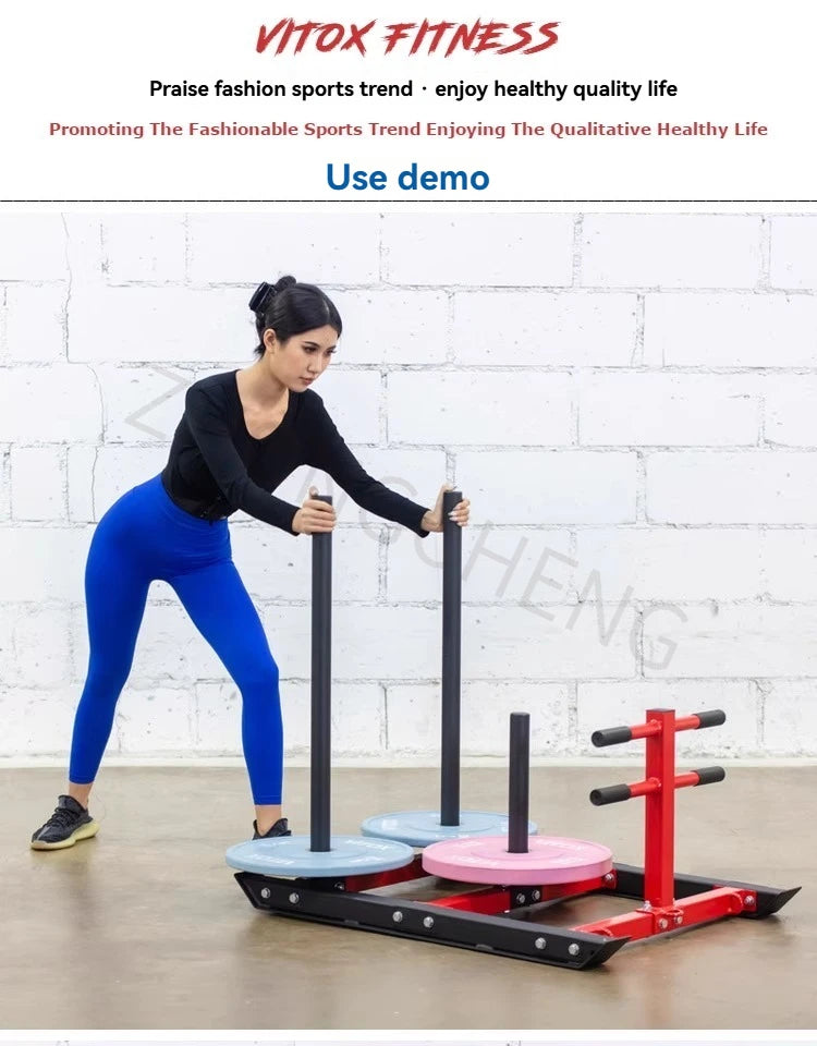 Gym Equipment Indoor Push-pull Sleigh Weight Training Fitness - GilloServ