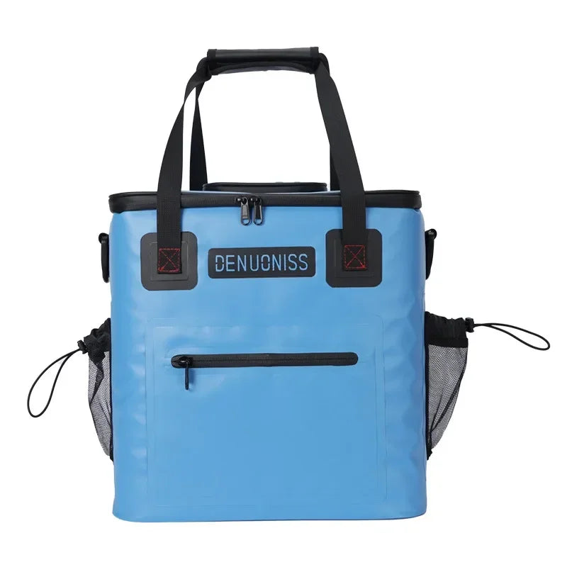 Outdoor Camping Storage Backpack Thermal Bag Cooler Picnic Basket Nature Hike - GilloServ