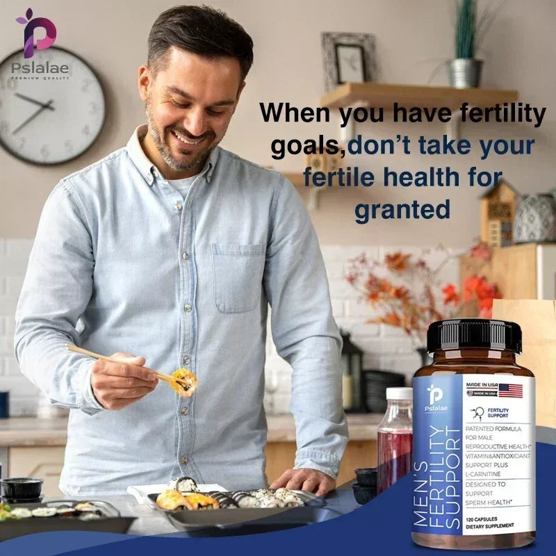 Male Fertility - Boosts Sperm Motility, Support Integrity, Support Male Reproductive Health - GilloServ