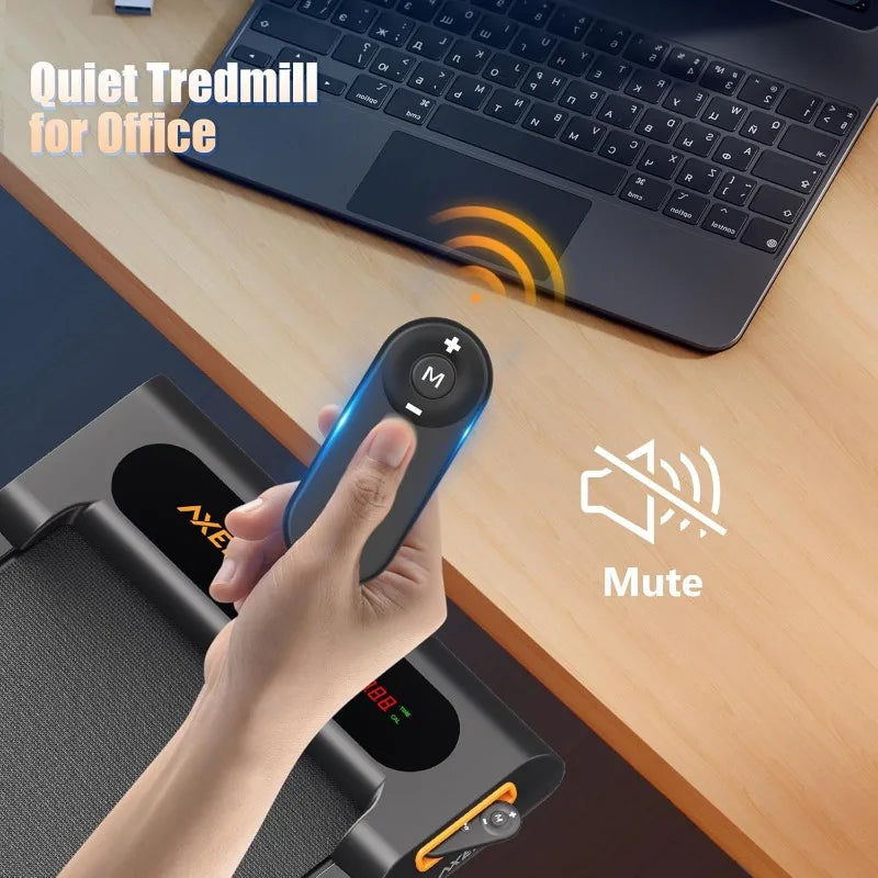 Walking Pad Under Desk Treadmill for Home Office - 2 in 1 Quiet Portable Treadmill for Walking and Jogging With Remote Control - GilloServ