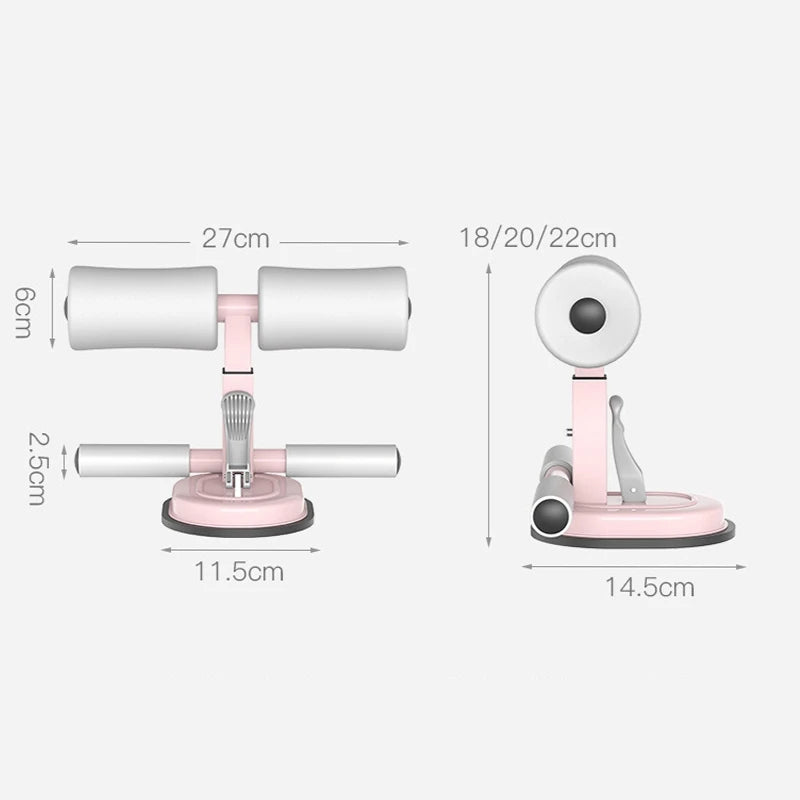 WW-Sit Up Assistant Abdominal Core Workout Fitness Adjustable Sit// Ups Exercise Equipment Sport Home Gym - GilloServ