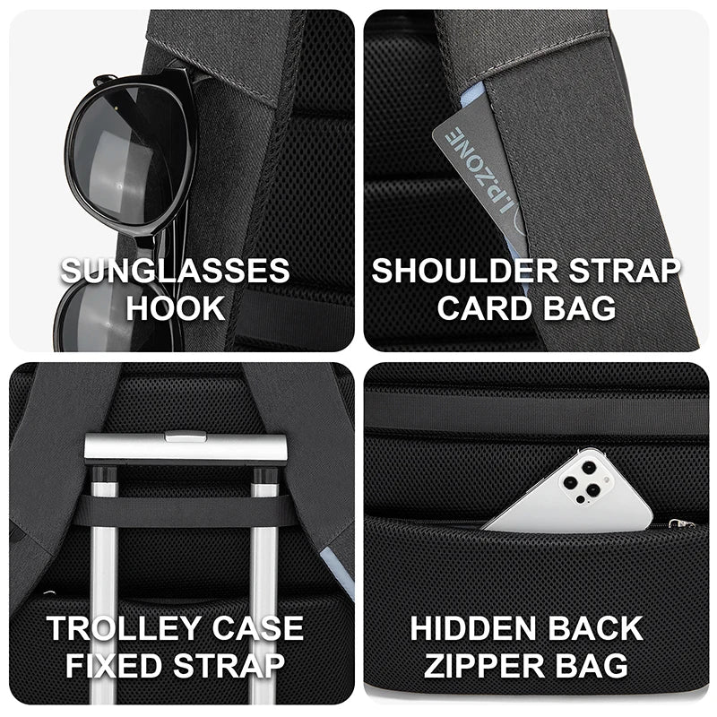 Men's 17.3 Inch Laptop Backpack for Travel College Backpack Waterproof - GilloServ