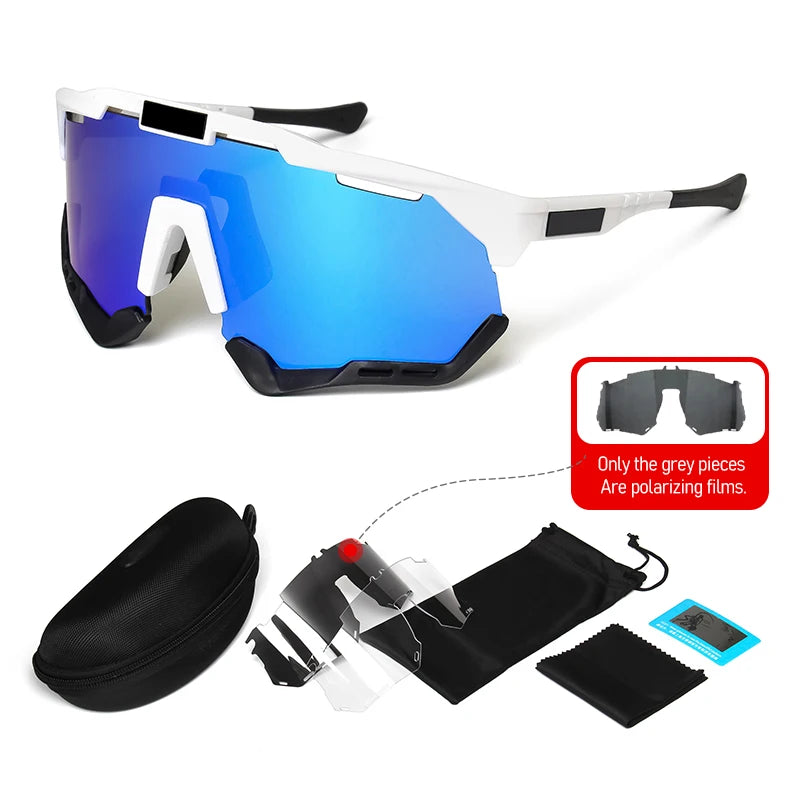 Polarized Cycling Glasses Mountain Bicycle Glasses Road Bike Cycling Eyewear Men Women Outdoor Sports Cycling Sunglasses - GilloServ