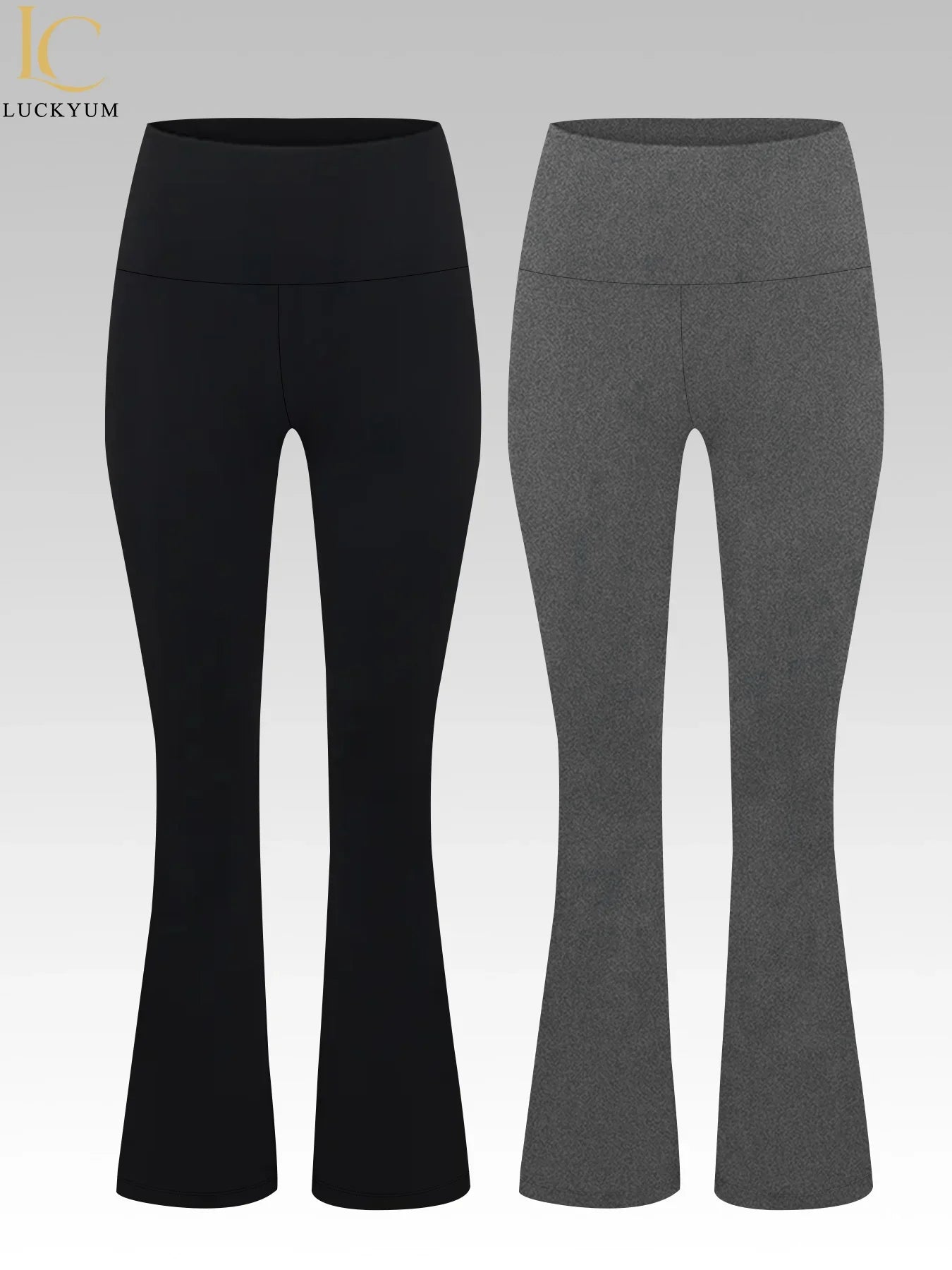 2 Pack Women's Super Soft High Waisted Yoga Pants - GilloServ