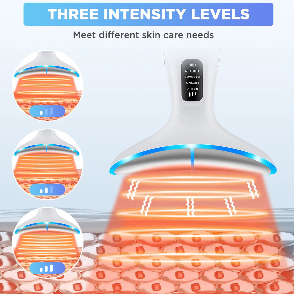 Neck Face Beauty Device EMS Vibration Massage/Care Home Use Beauty Device - GilloServ