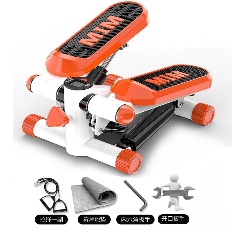 Home Use Mini Steppers LCD Fitness Equipment// Cardio Twister Climbing Leg Slimming Sport Climbing Machine Help Weight Loss Metal - GilloServ