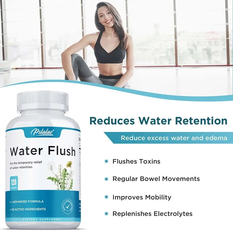 Diuretic Weight Loss Supplement Capsules - Relieves Bloating, Reduces Excess Water, Aids in Detoxification and Urinary Health - GilloServ