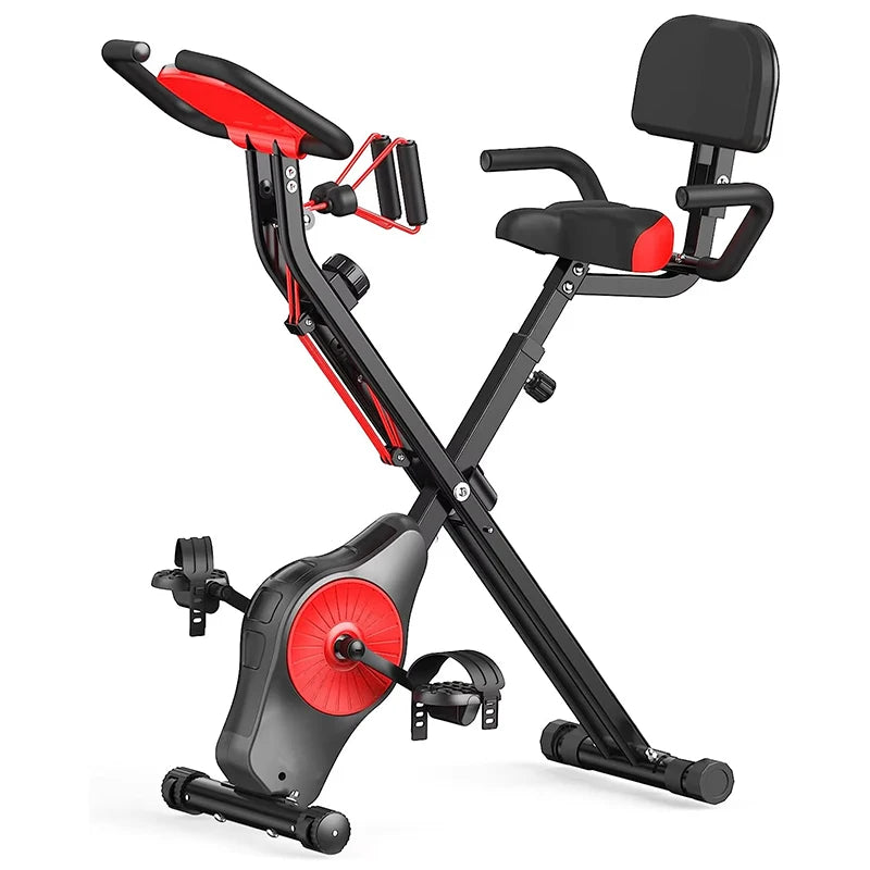 Workout  Indoor Fitness Exercise Bike// Body Building Belt Drive Foldable Gym Exercise Bicycle// Bike - GilloServ