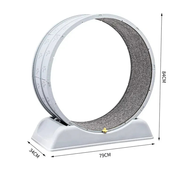 Cat Treadmill Silent Pet Fitness Roller Foot Exercise Running Wheel - GilloServ