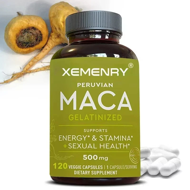 Organic Maca Root - A Natural Stress,wellness Supplement That Balances Mood and Overall Health - GilloServ