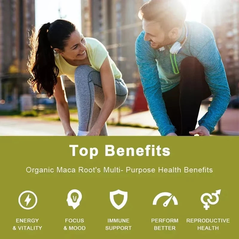 Organic Maca Root - A Natural Stress,wellness Supplement That Balances Mood and Overall Health - GilloServ