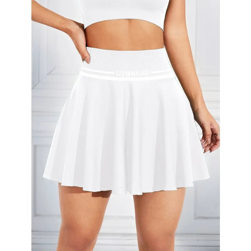 Women's Seamless Knit Tennis To Badminton Short skirt - GilloServ