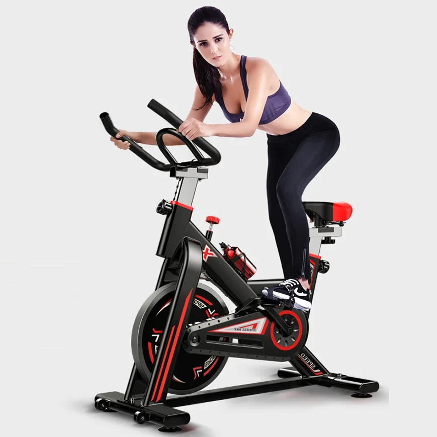 Indoor Body Building Home Gym Equipment Fitness Machine Exercise Folding Magnetic Static Bicycle Sports Spin Bike - GilloServ