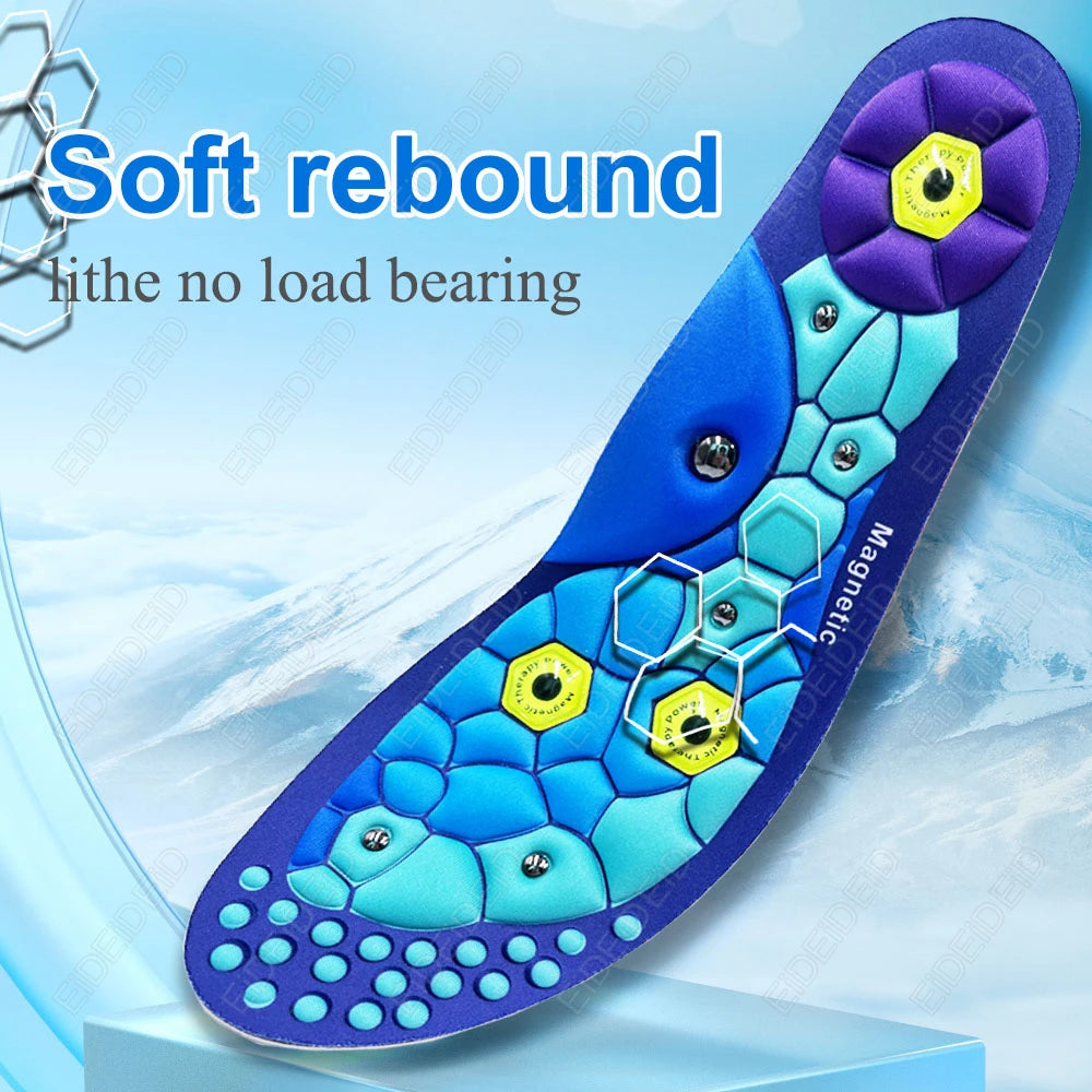 New Magnetic Therapy Sports Insoles for Massage Foot Weight Loss Slimming - GilloServ