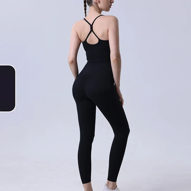 2-Piece Yoga Outfit, Women's Sports Set, Fitness Apparel, - GilloServ