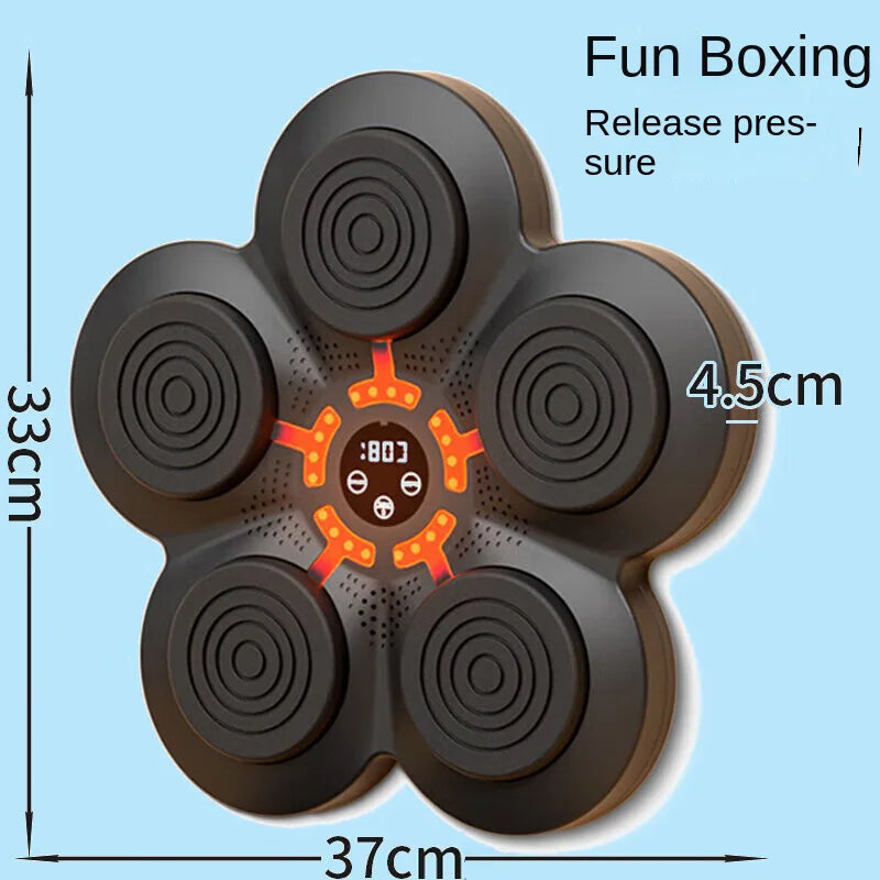 Music-Supported Boxing Training Machine Installation - Free Family Fitness Equipment for Adults and Children - GilloServ