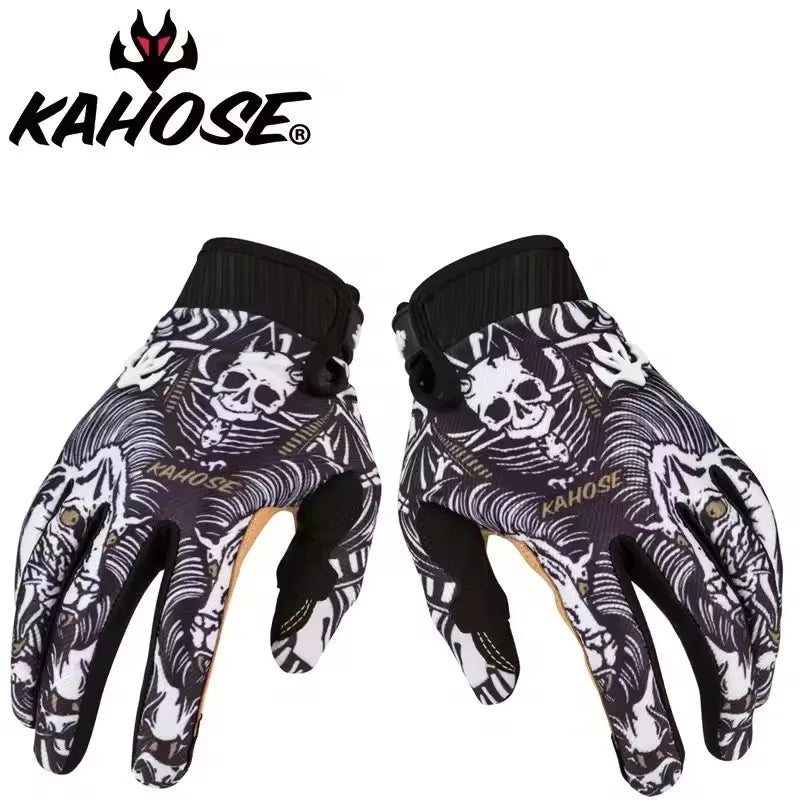 New Mtb Mountain Bicycle Motorcycle Racing Gloves MX Motocross Gloves Full Finger Cycling Gloves Bike Accessories A - GilloServ