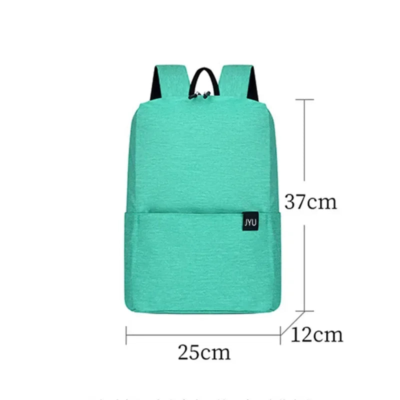 Casual Women Men Waterproof Backpack Portable Travel School Laptop Bags Student Rucksack  Multi-Color Female Zipper Backpacks - GilloServ