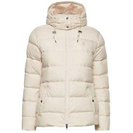 Mens Cream Winter Puffer Jacket